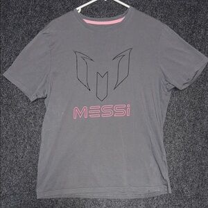 Messi Gray Men's Short Sleeve T-Shirt
